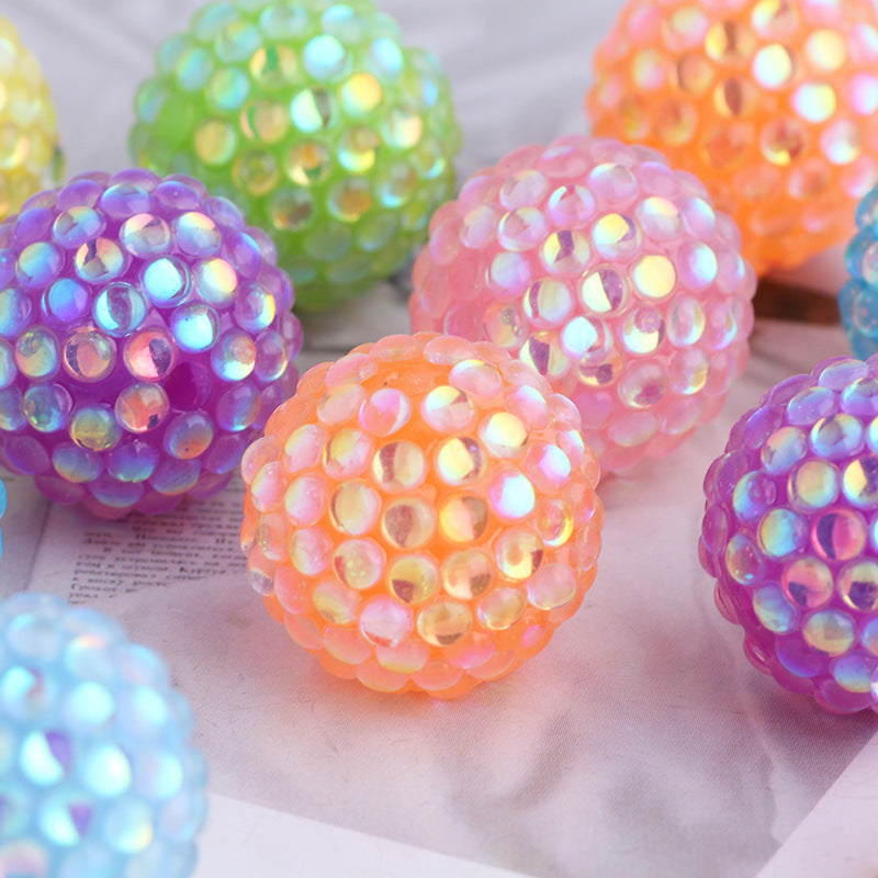 Wholesale 10pcs/pack Acrylic Straight Hole Beads DIY Accessories